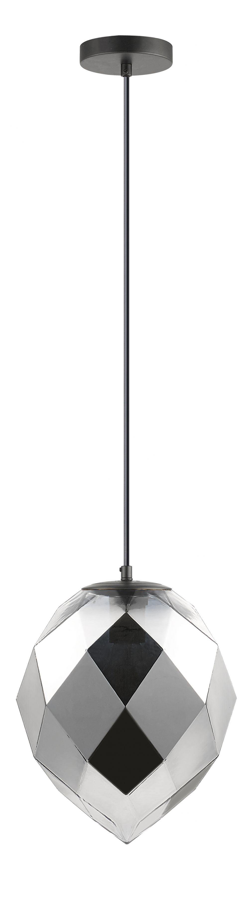 ZOE 1LT CHROME GLASS/BLACK