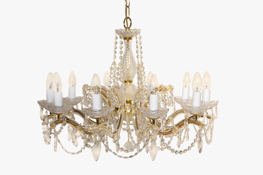 MARIE THERESA GLASS ARM GOLD