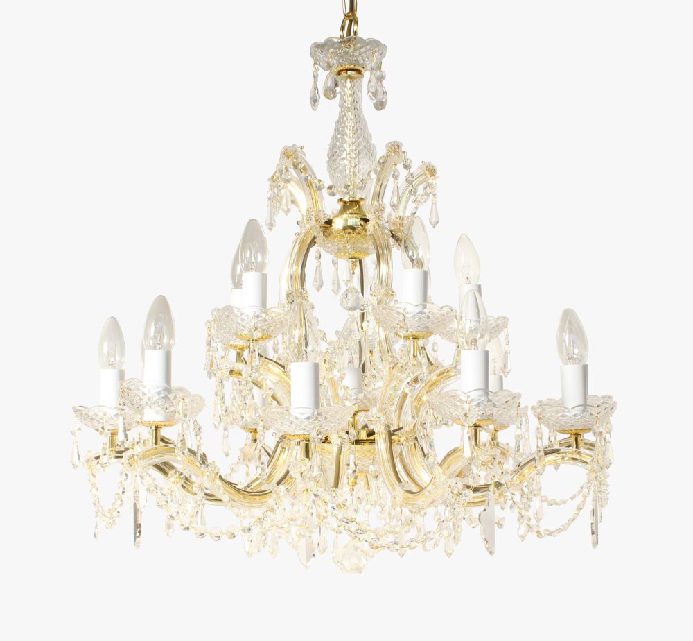 MARIE THERESA GLASS ARM GOLD