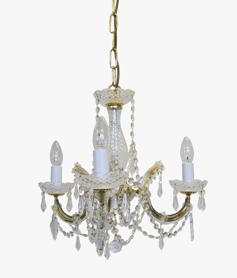 MARIE THERESA GLASS ARM GOLD