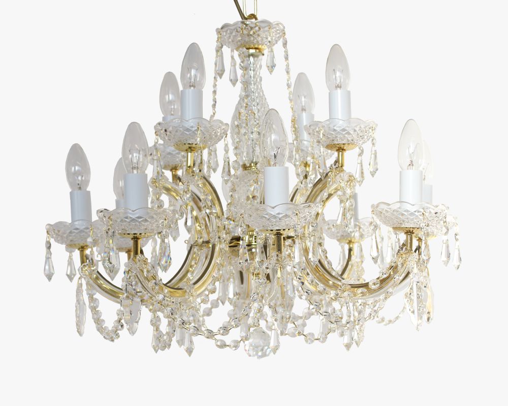 MARIE THERESA GLASS ARM GOLD