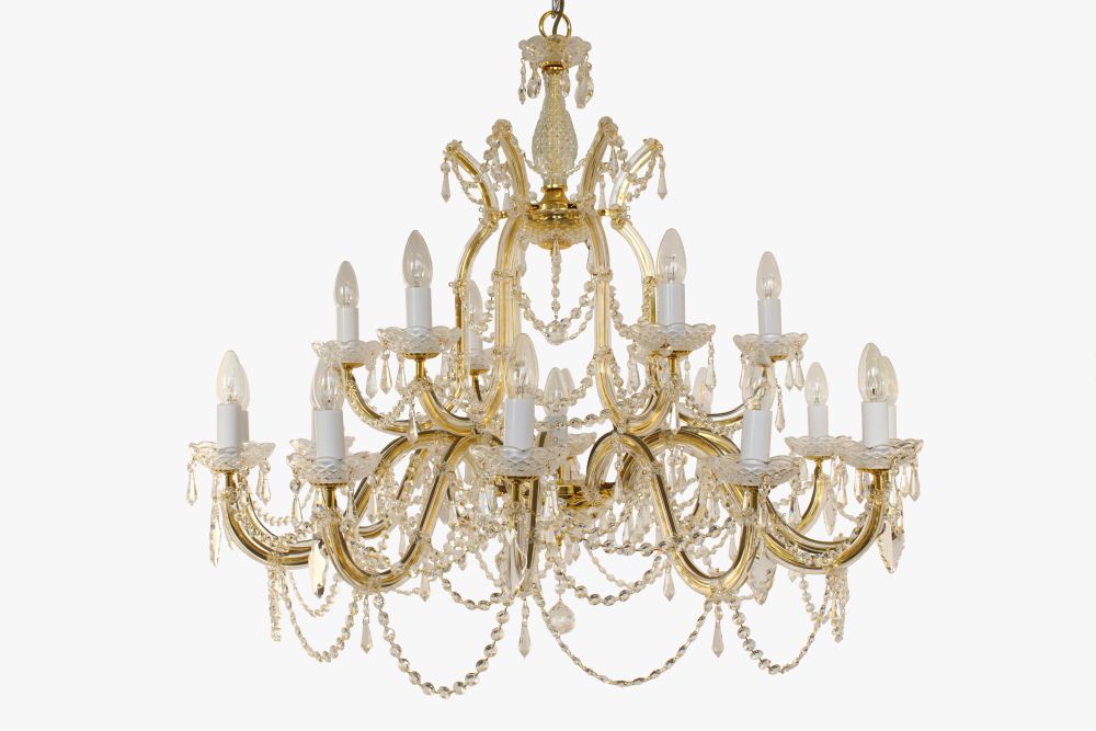 MARIE THERESA GLASS ARM GOLD