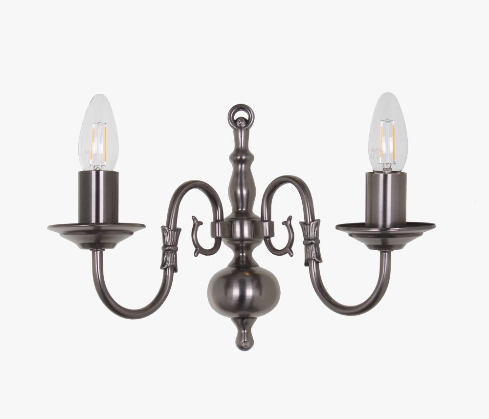 FLEMISH WALL LT - PEWTER