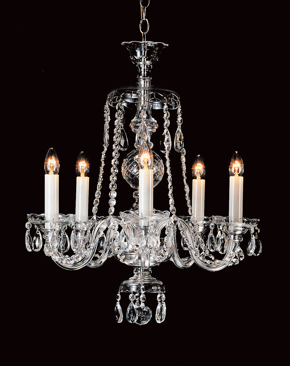 KLADNO 5LT CRYSTAL CHANDELIER