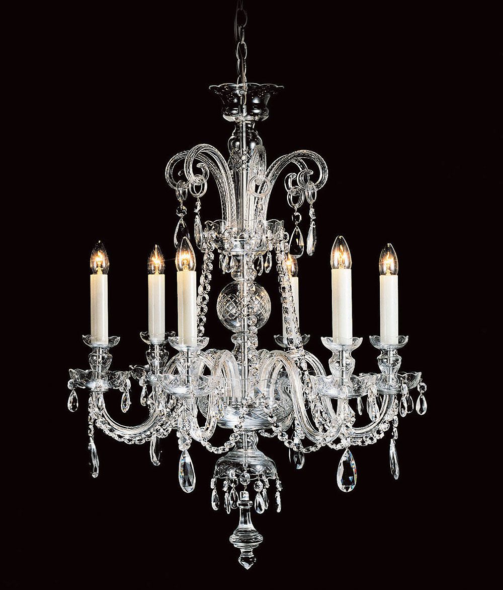 LIBEREC CRYSTAL 6LT CHANDELIER