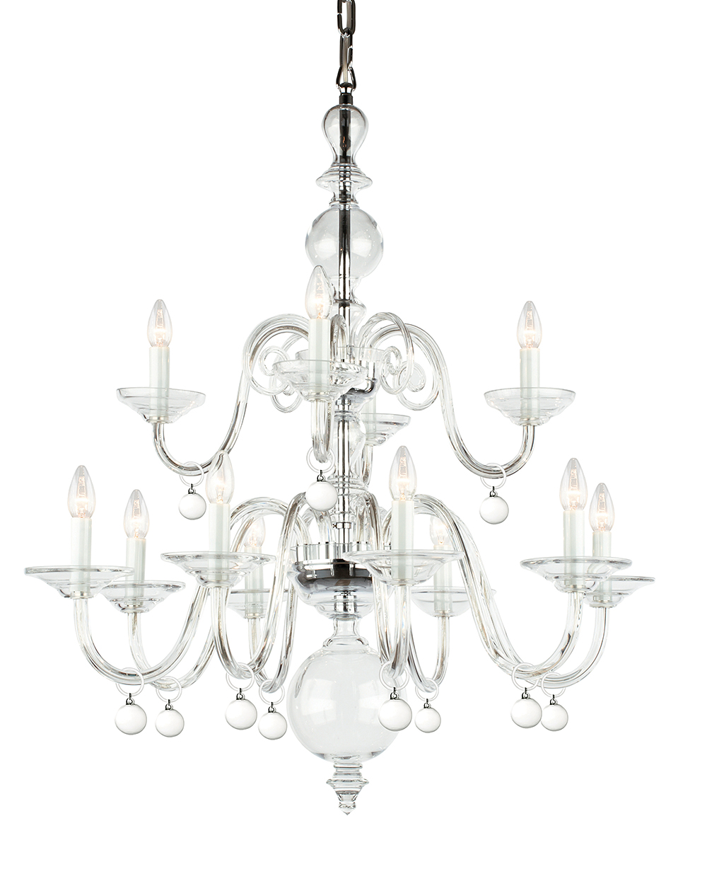 PADOVA 8+4 CLR GLASS CHROME