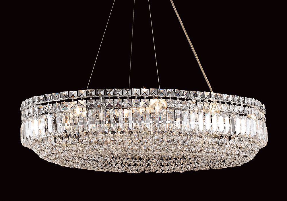 OLOVO LEAD CRYST OVAL CHROME