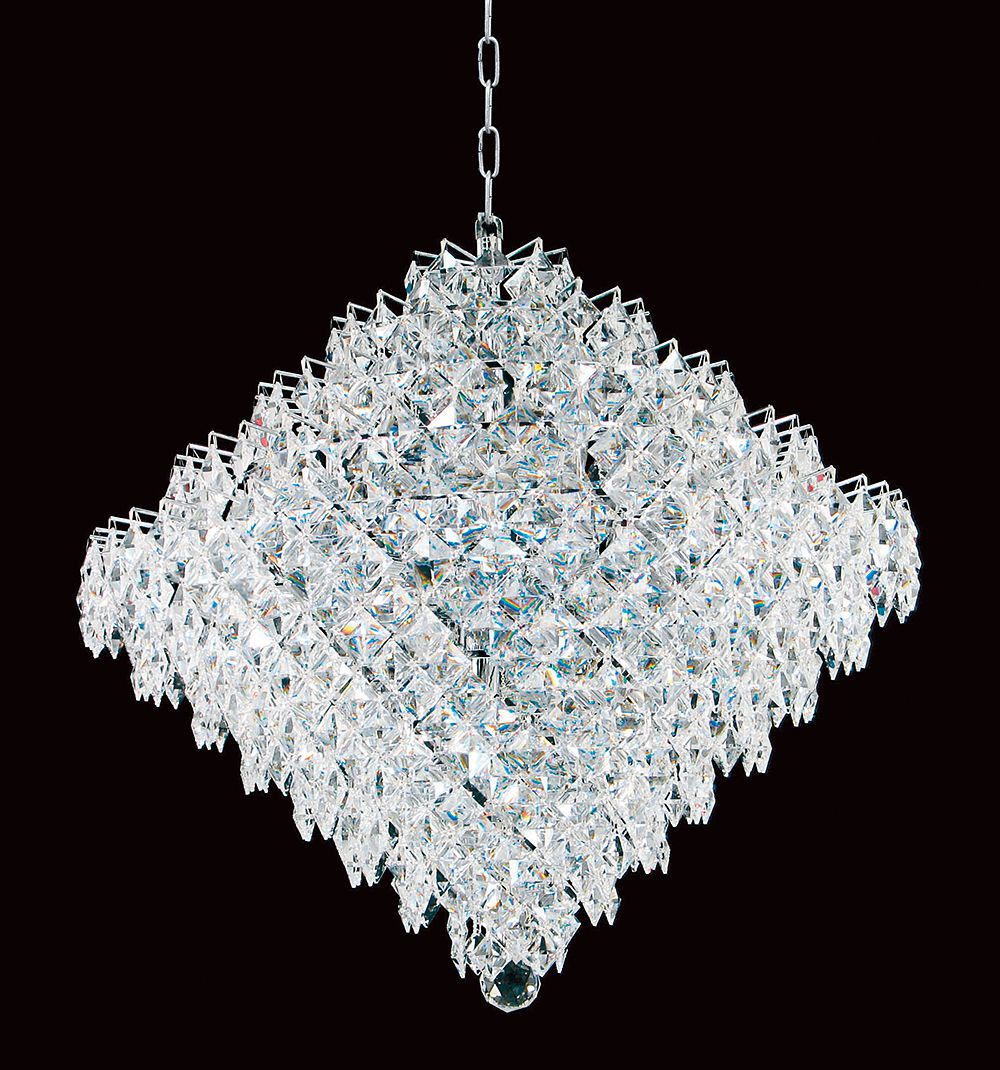 DIAMOND LEAD CRYSTAL CHROME