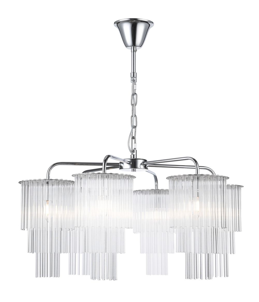 PANAMA 6LT PENDANT CHROME