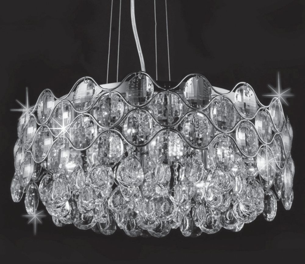 RAINA 8LT 40W CRYSTAL CHROME