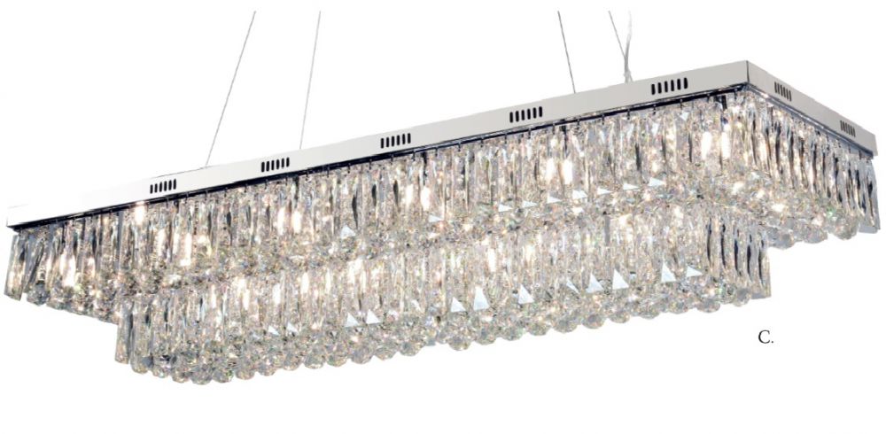 LILOU 18LT HANG/FLUSH CHROME
