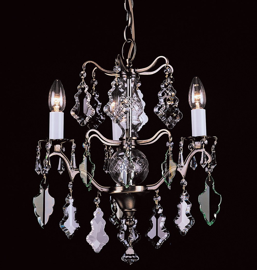 LOUVRE ANT.BRASS & CRYSTAL