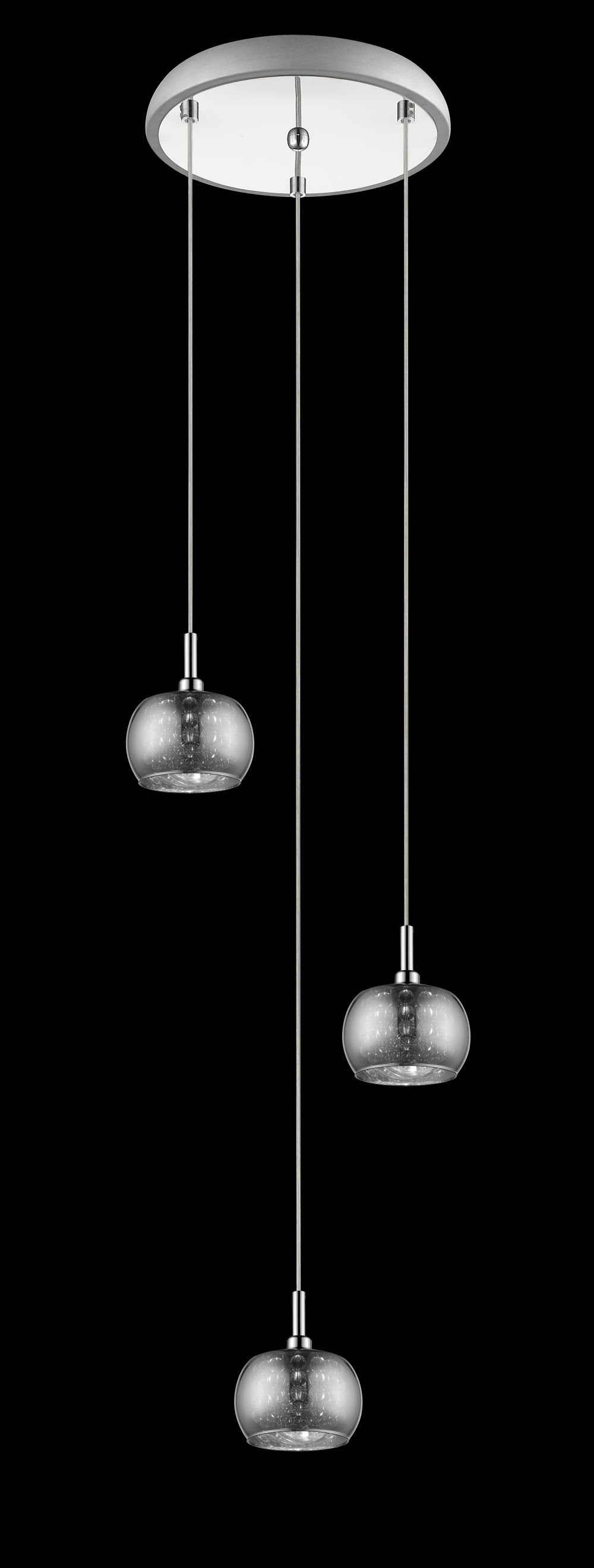 DENI GLASS WITH BEADS CHROME