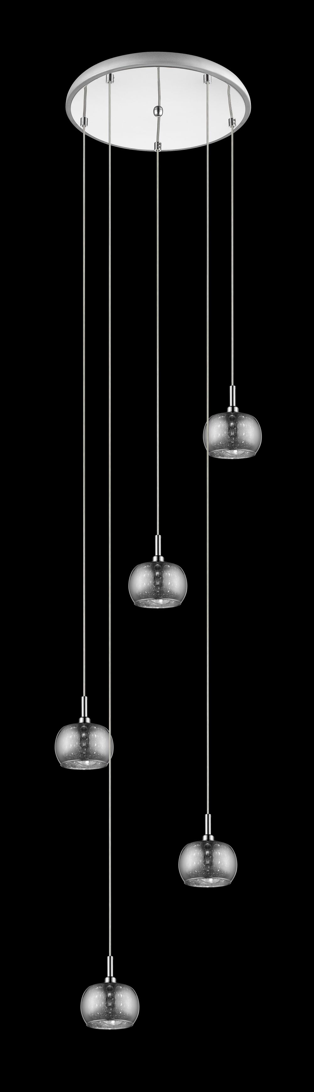 DENI GLASS WITH BEADS CHROME