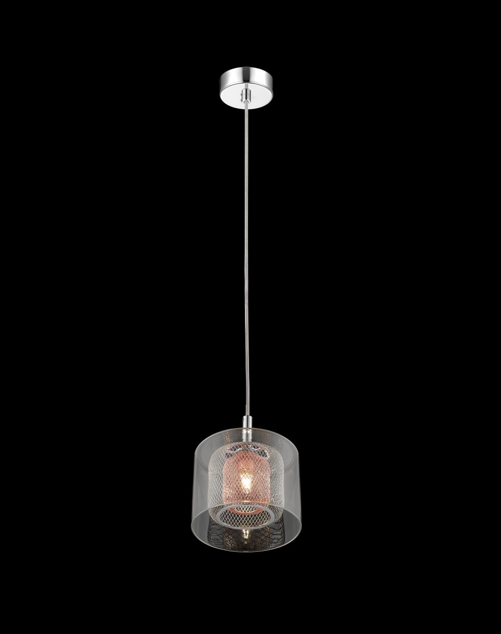 LAURE GLASS COPPER MESH