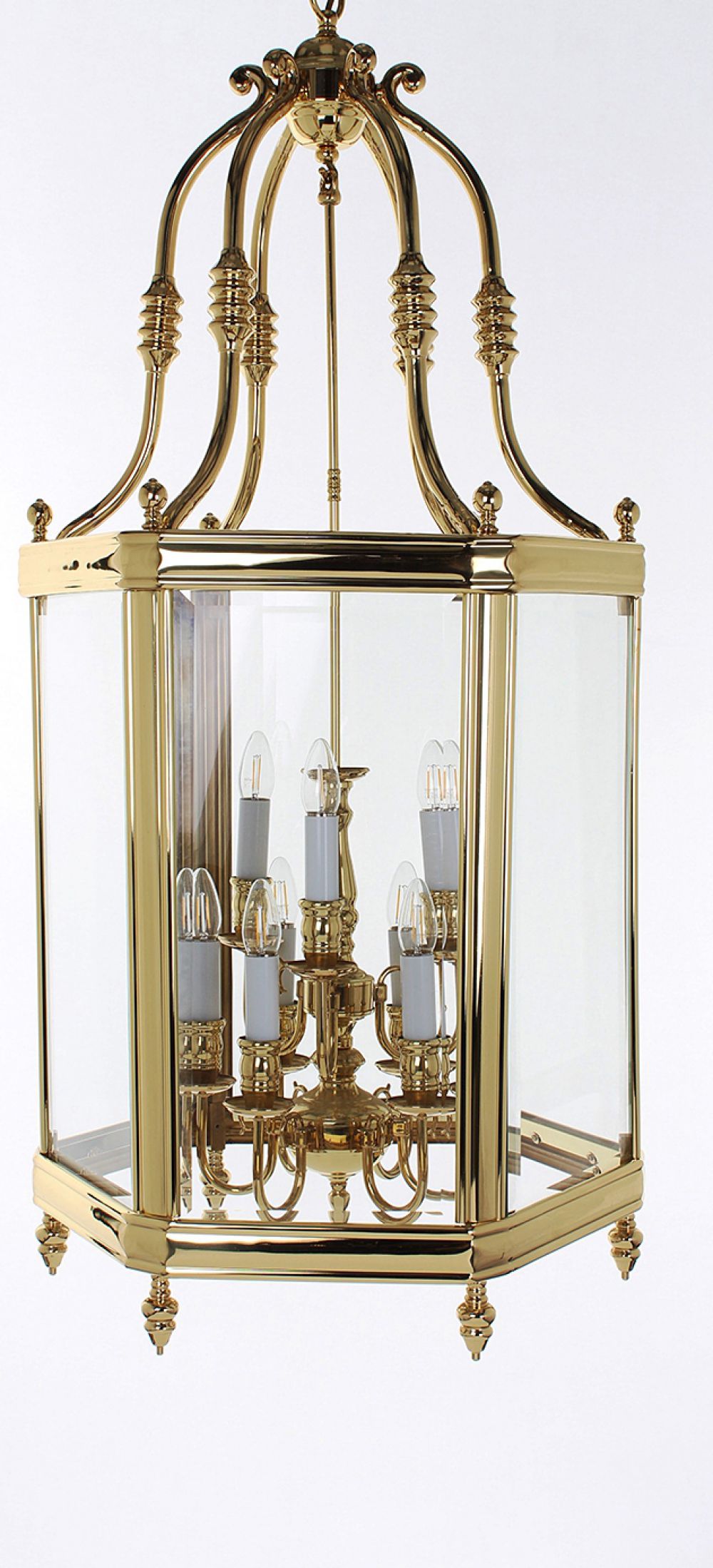 REGAL BEVEL GLASS POL.BRASS