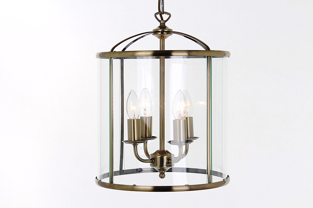 ORLY ROUND LANTERN ANT.BRASS