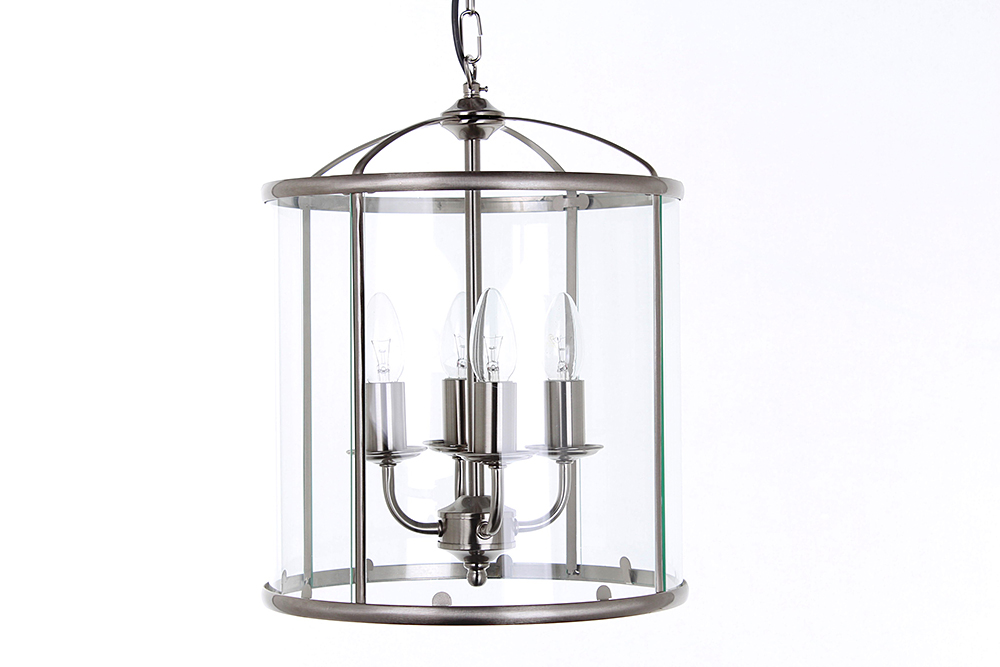 ORLY ROUND LANTERN SAT.NICKEL