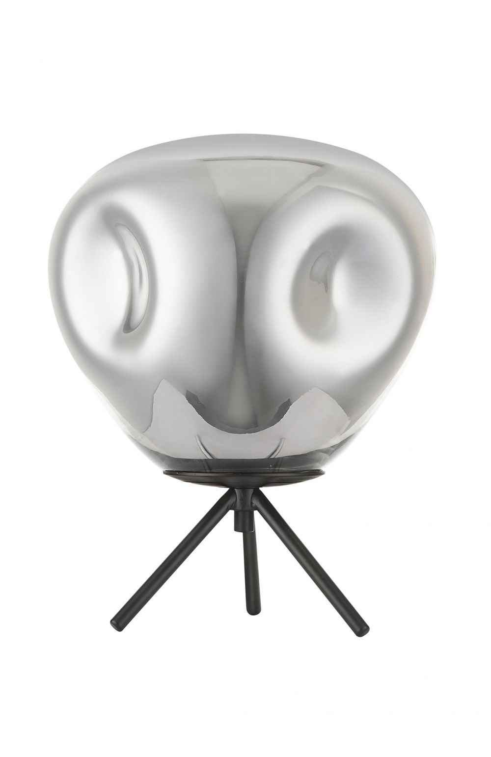 NINA 1LT TL CHROME GLASS/BLK