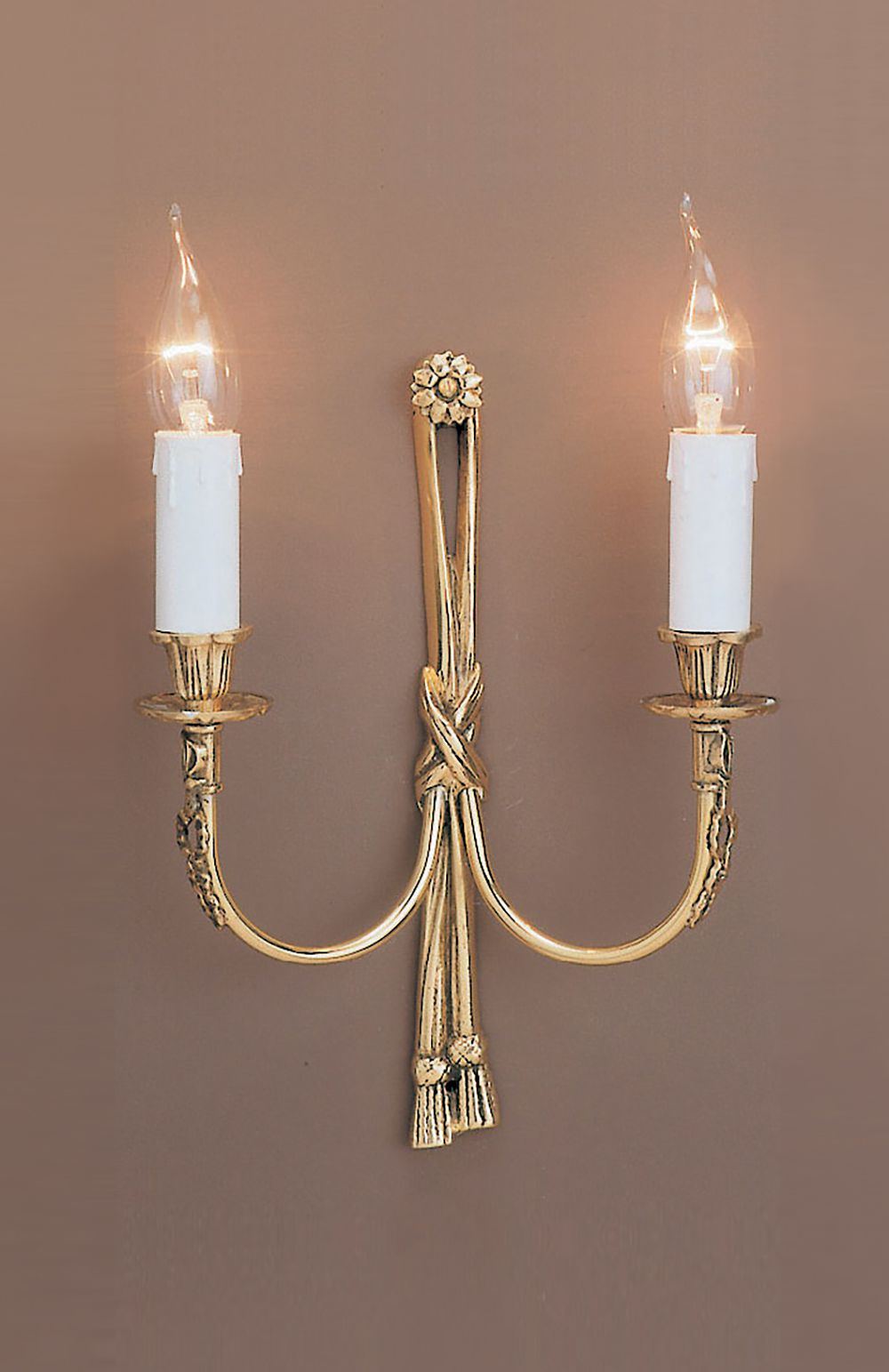 Richmond 2lt Pol.Brass w/cryst