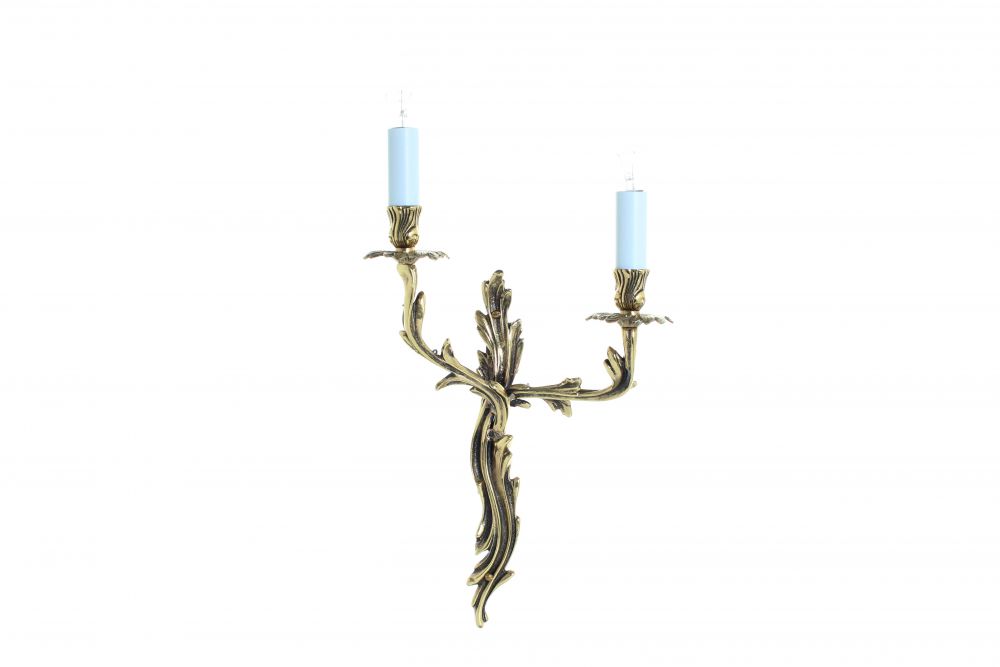 Louis 2lt Polished Brass