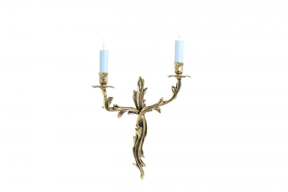 Louis 2lt Polished Brass