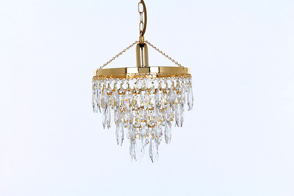 HALLE GOLD PLATE 4 TIER STRASS