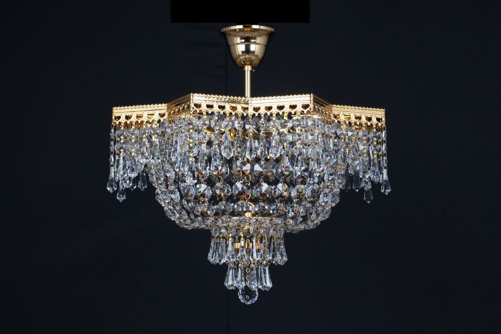 STAR G/PLATED FLUSH STRASS CRY
