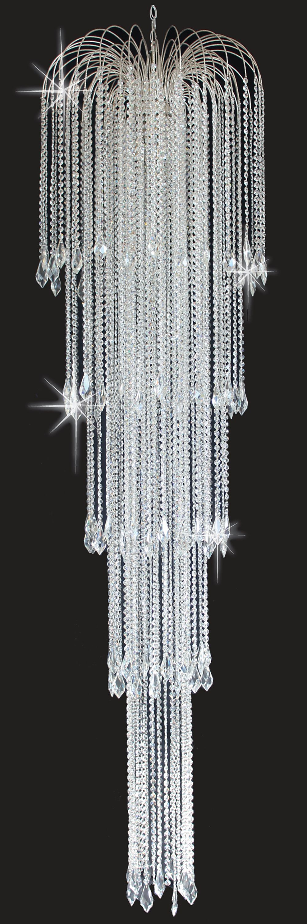 SHOWER LONG CHAIN LARGE CHROME