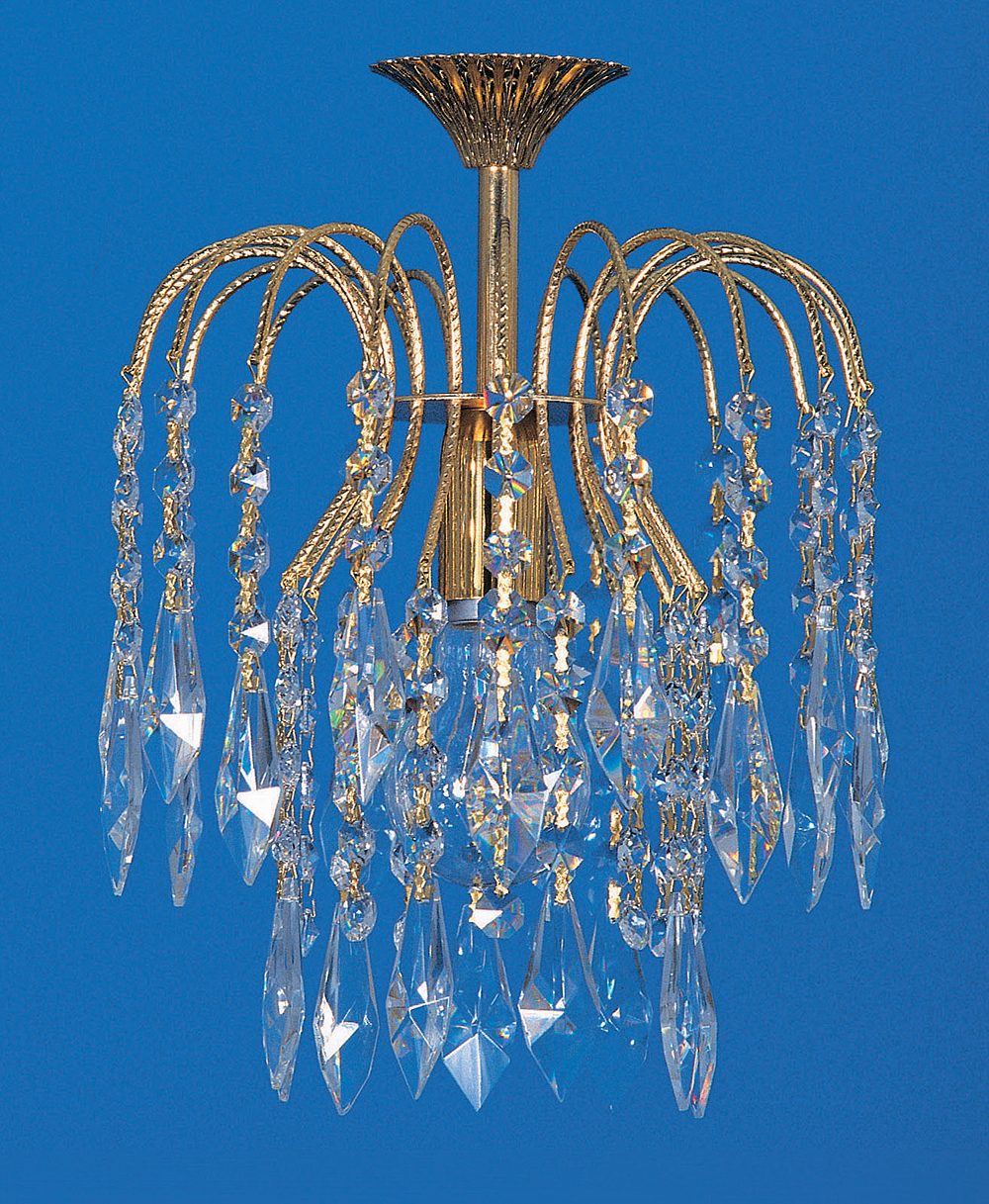 SHOWER STRASS GOLD PLATED