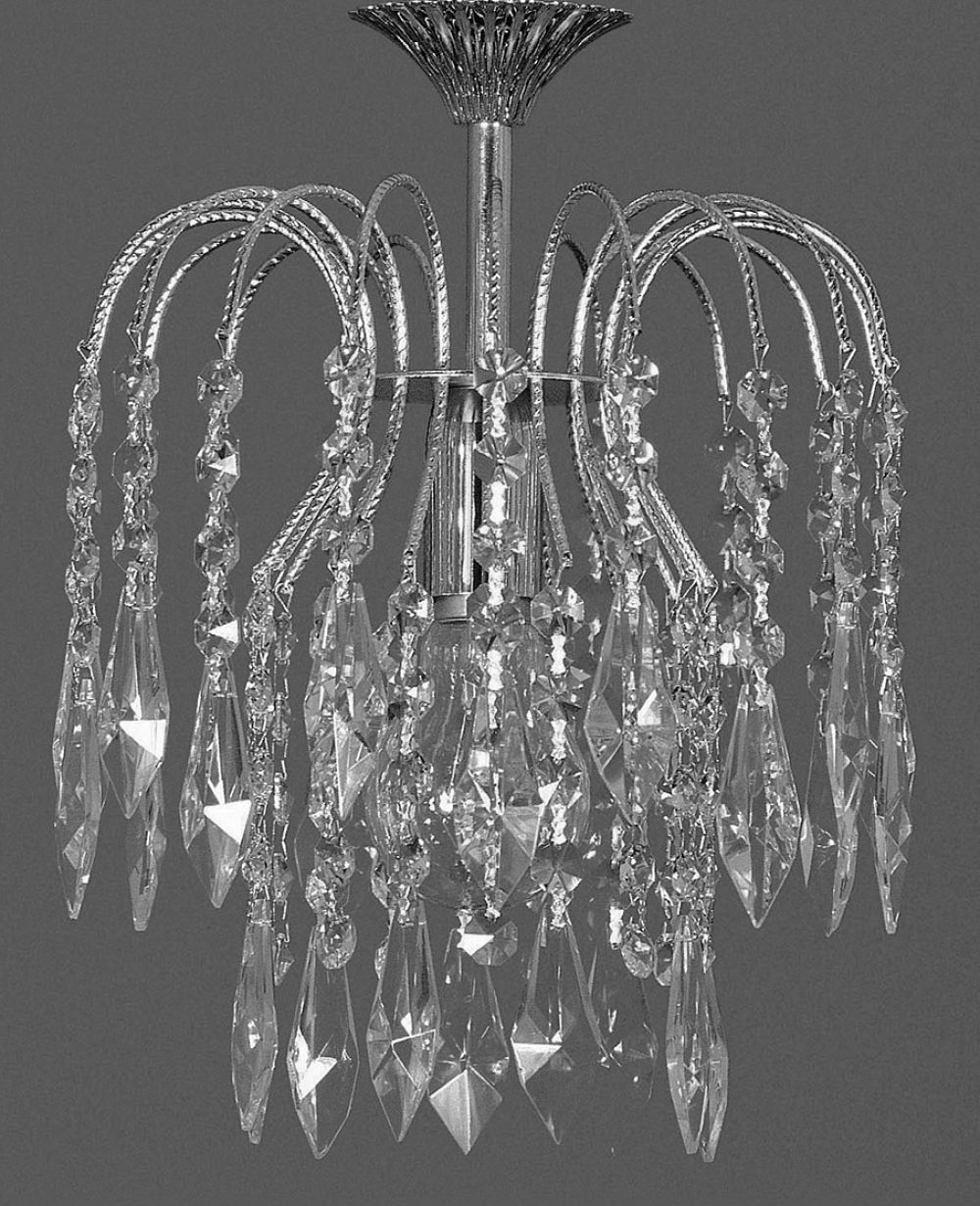 SHOWER FLUSH STRASS ANT.NICKEL