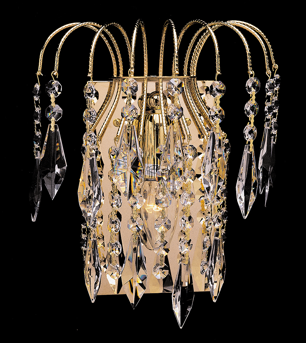 SHOWER WALL STRASS GOLD PLATED