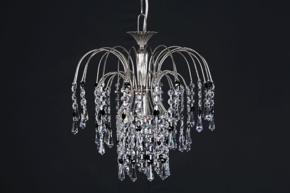 SHOWER BLACK/CLEAR CRY.NICKEL