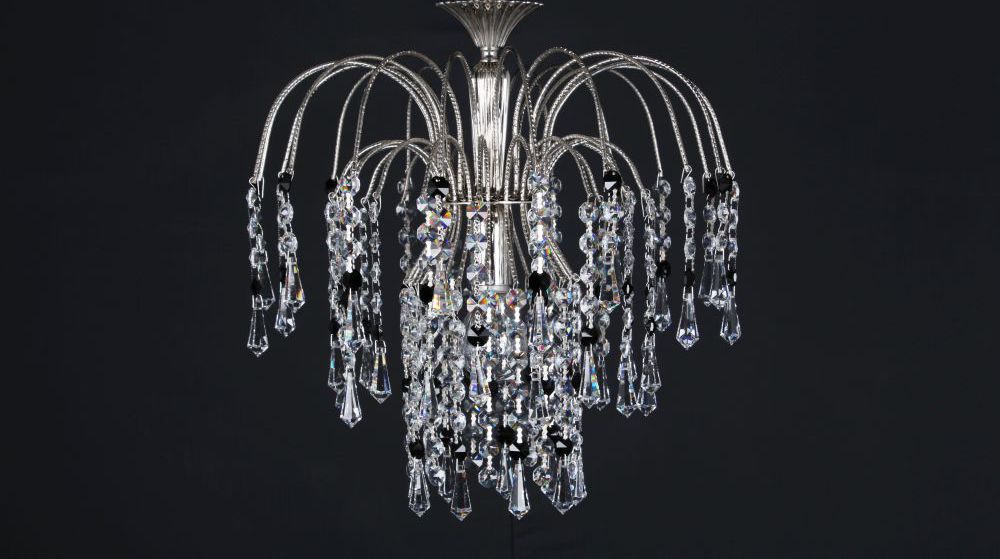 SHOWER BLACK/CLEAR CRYS.NIC