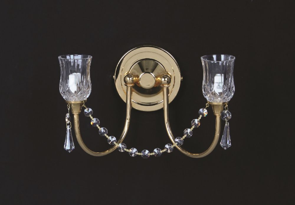 TULIP HALOGEN STRASS WALL GOLD