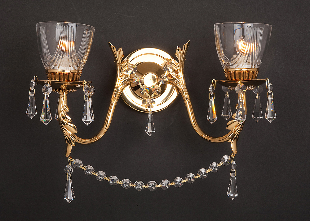 LIVORNO HALOGEN STRASS WALL G9
