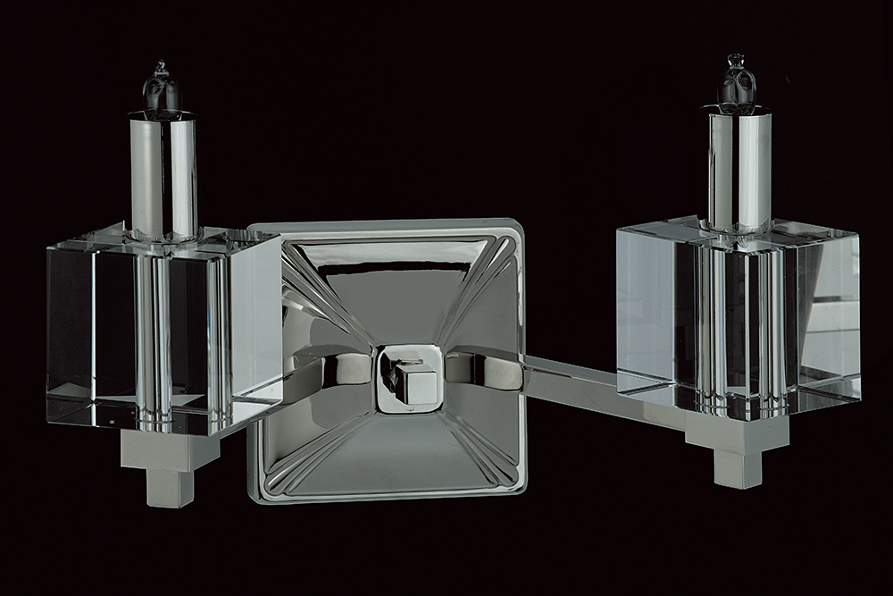 CUBE HALOGEN WALL - NICKEL