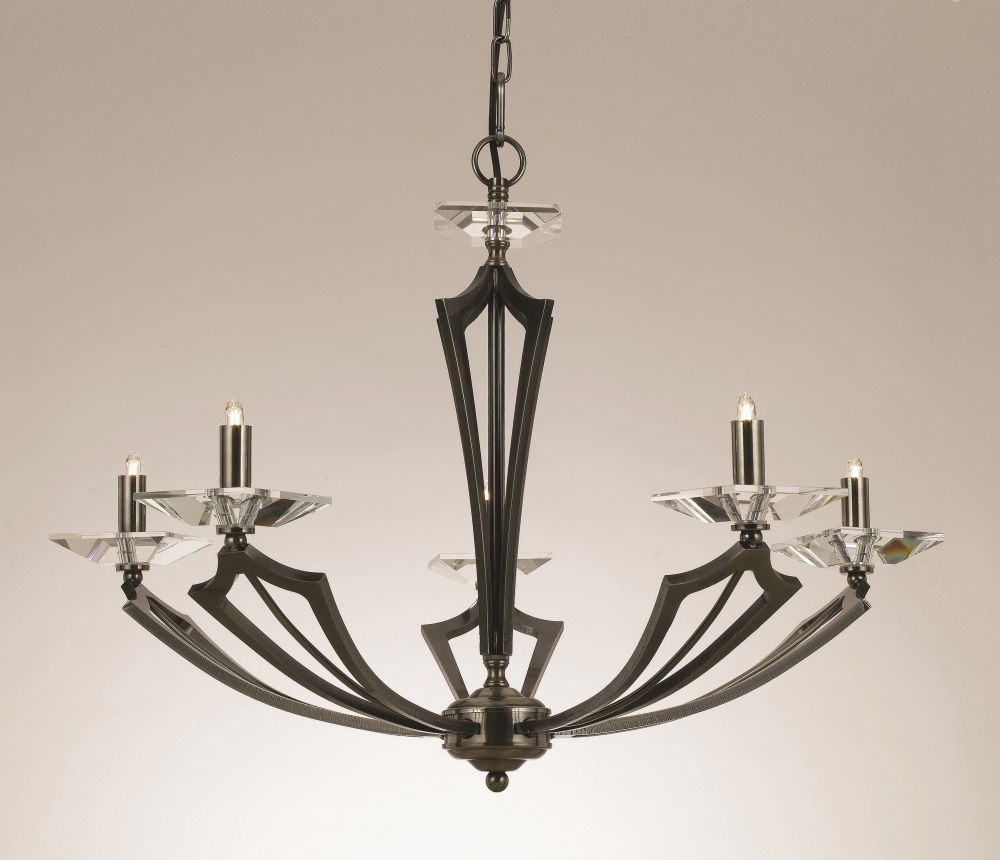 GENOA ART DECO GUNMETAL