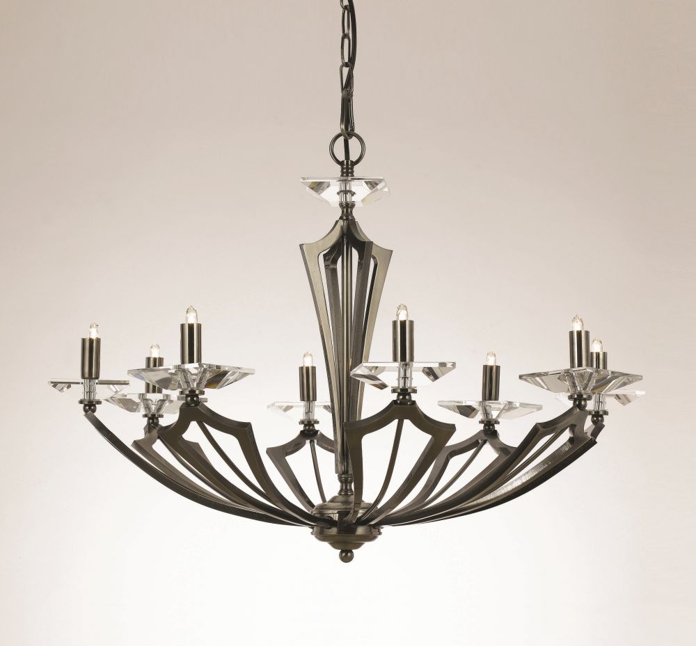 GENOA ART DECO GUNMETAL